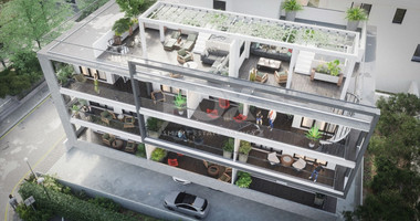 Brand New-Modern Design, Top Floor With Roof Garden Three Bedroom Apartment in Limassol Centre