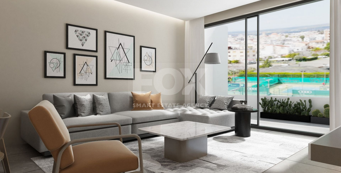 Brand New-Modern Design, Top Floor With Roof Garden Three Bedroom Apartment in Limassol Centre