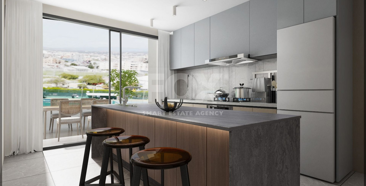 Brand New-Modern Design, Top Floor With Roof Garden Three Bedroom Apartment in Limassol Centre