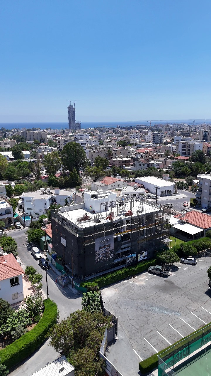 Brand New-Modern Design, Top Floor With Roof Garden Three Bedroom Apartment in Limassol Centre