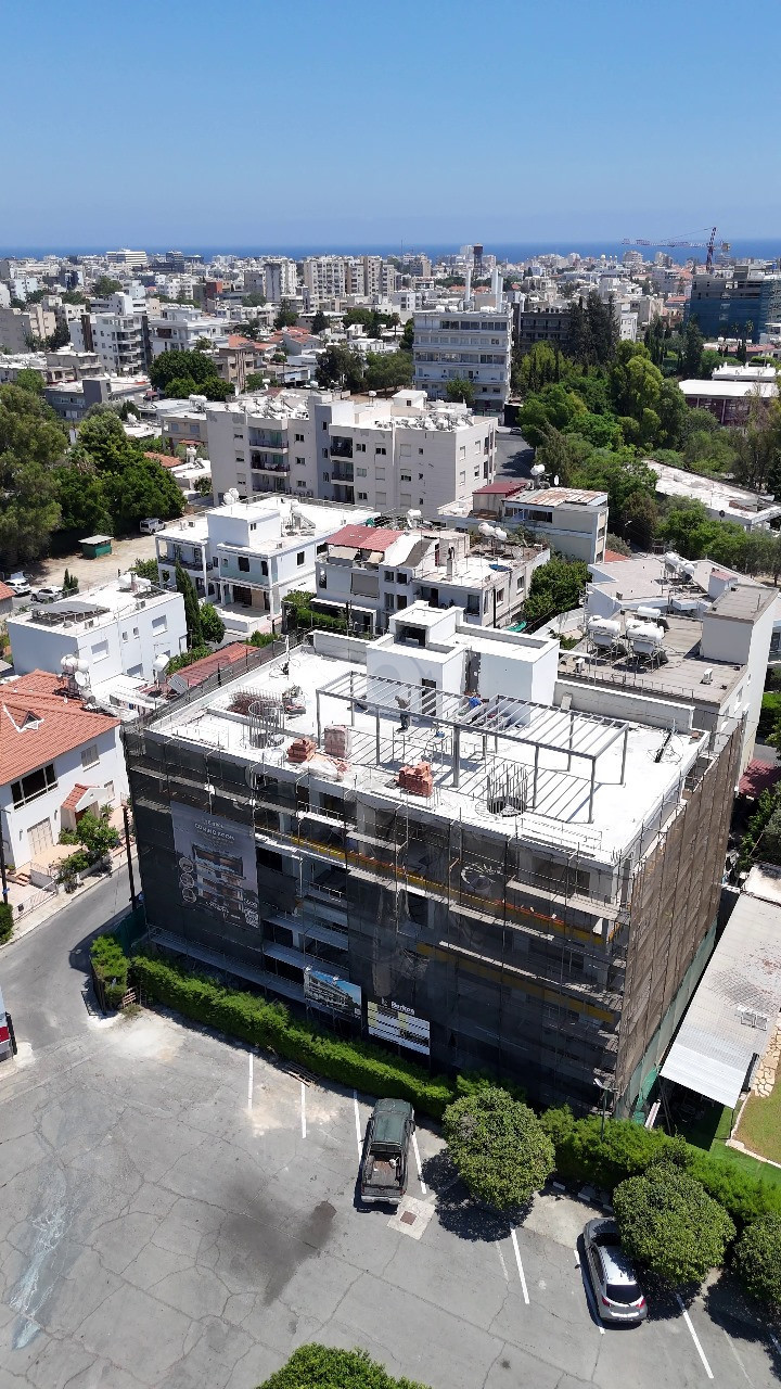 Brand New-Modern Design, Top Floor With Roof Garden Three Bedroom Apartment in Limassol Centre