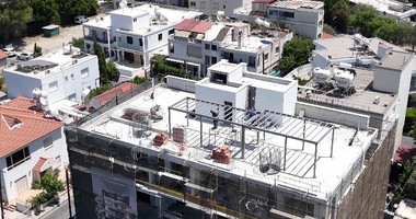 Brand New-Modern Design, Top Floor With Roof Garden Three Bedroom Apartment in Limassol Centre