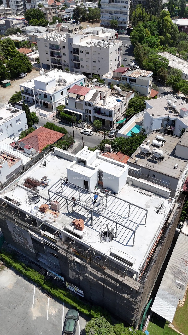 Brand New-Modern Design, Top Floor With Roof Garden Three Bedroom Apartment in Limassol Centre