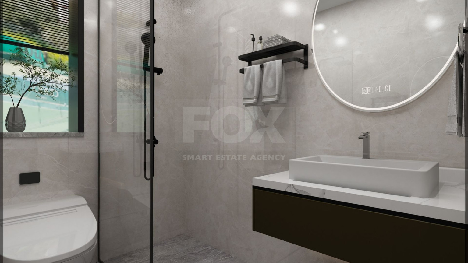 Brand New-Modern Design, Top Floor With Roof Garden Three Bedroom Apartment in Limassol Centre