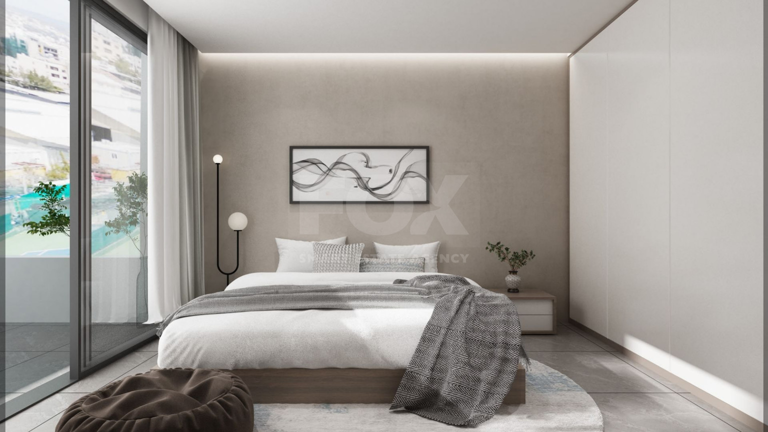 Brand New-Modern Design, Top Floor With Roof Garden Three Bedroom Apartment in Limassol Centre