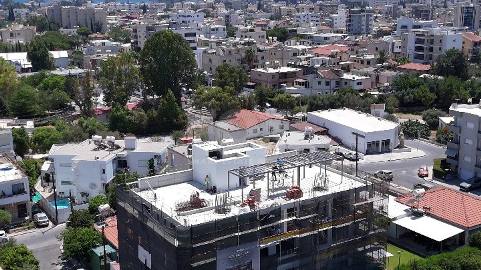 Brand New-Modern Design, Top Floor With Roof Garden Three Bedroom Apartment in Limassol Centre