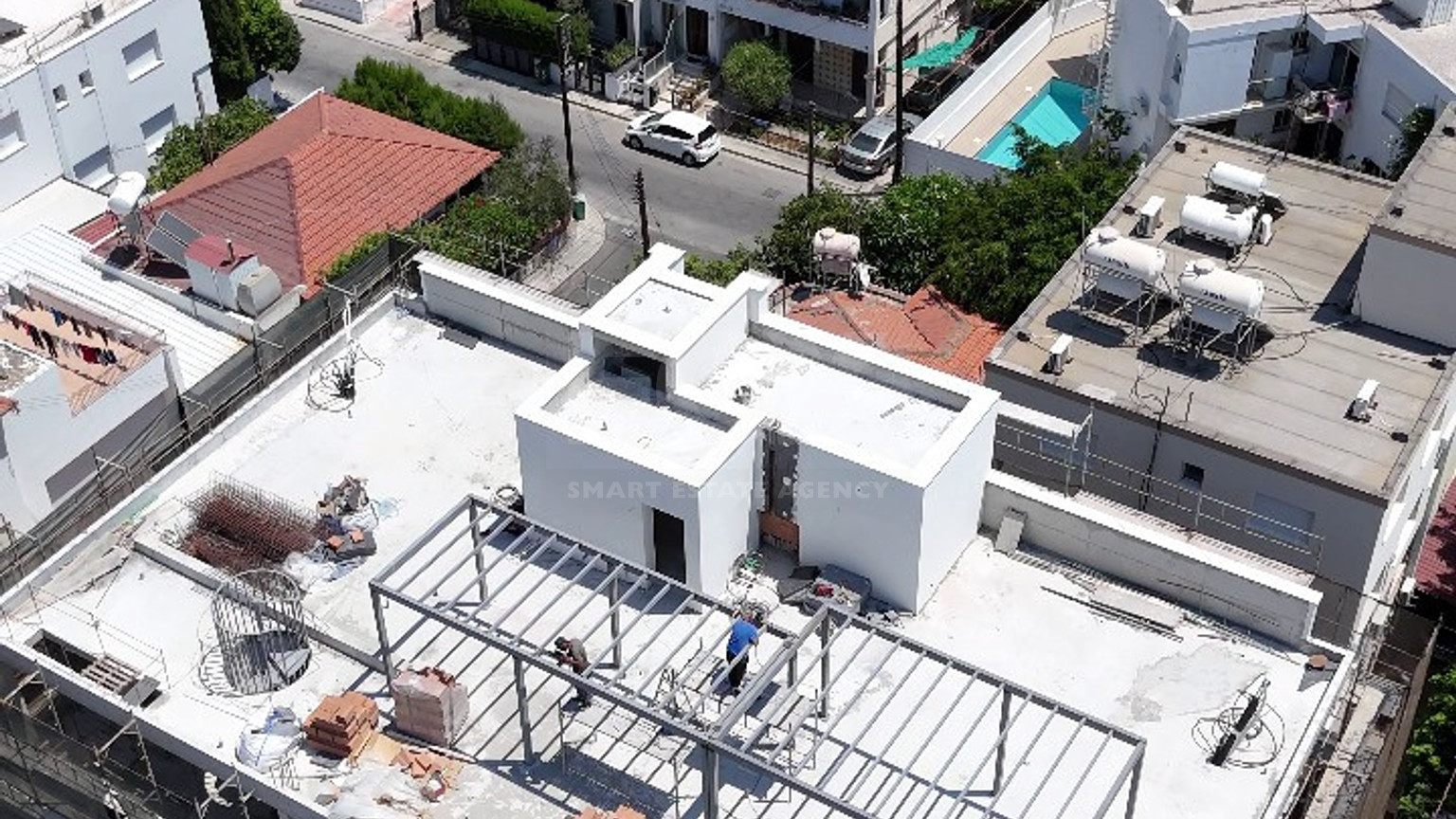 Brand New-Modern Design, Top Floor With Roof Garden Three Bedroom Apartment in Limassol Centre