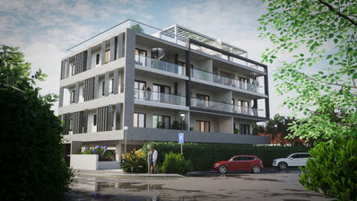 Brand New-Modern Design, Top Floor With Roof Garden Three Bedroom Apartment in Limassol Centre