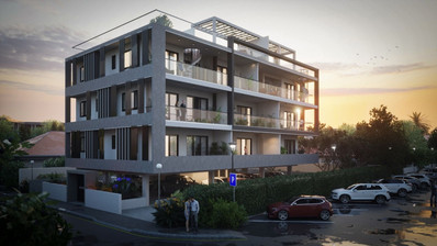 Brand New-Modern Design, Top Floor With Roof Garden Three Bedroom Apartment in Limassol Centre