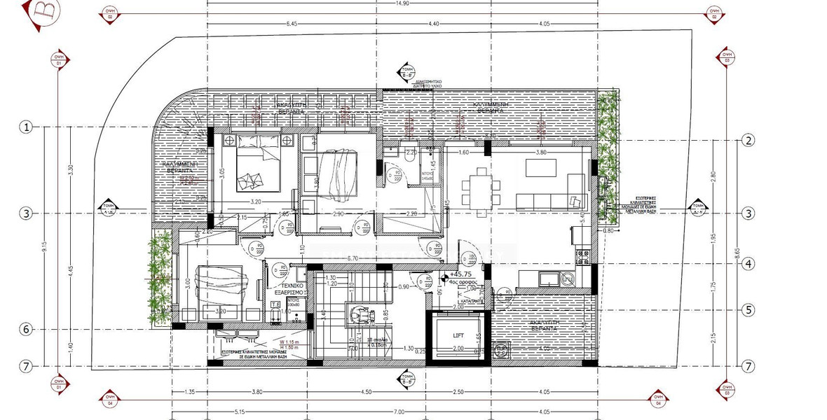 Modern Design-Top Floor Three Bedroom Penthouse for sale in Agios Ioannis