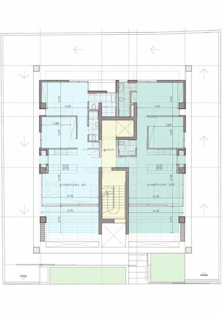 Spacious-Modern Design Two Bedroom Apartment