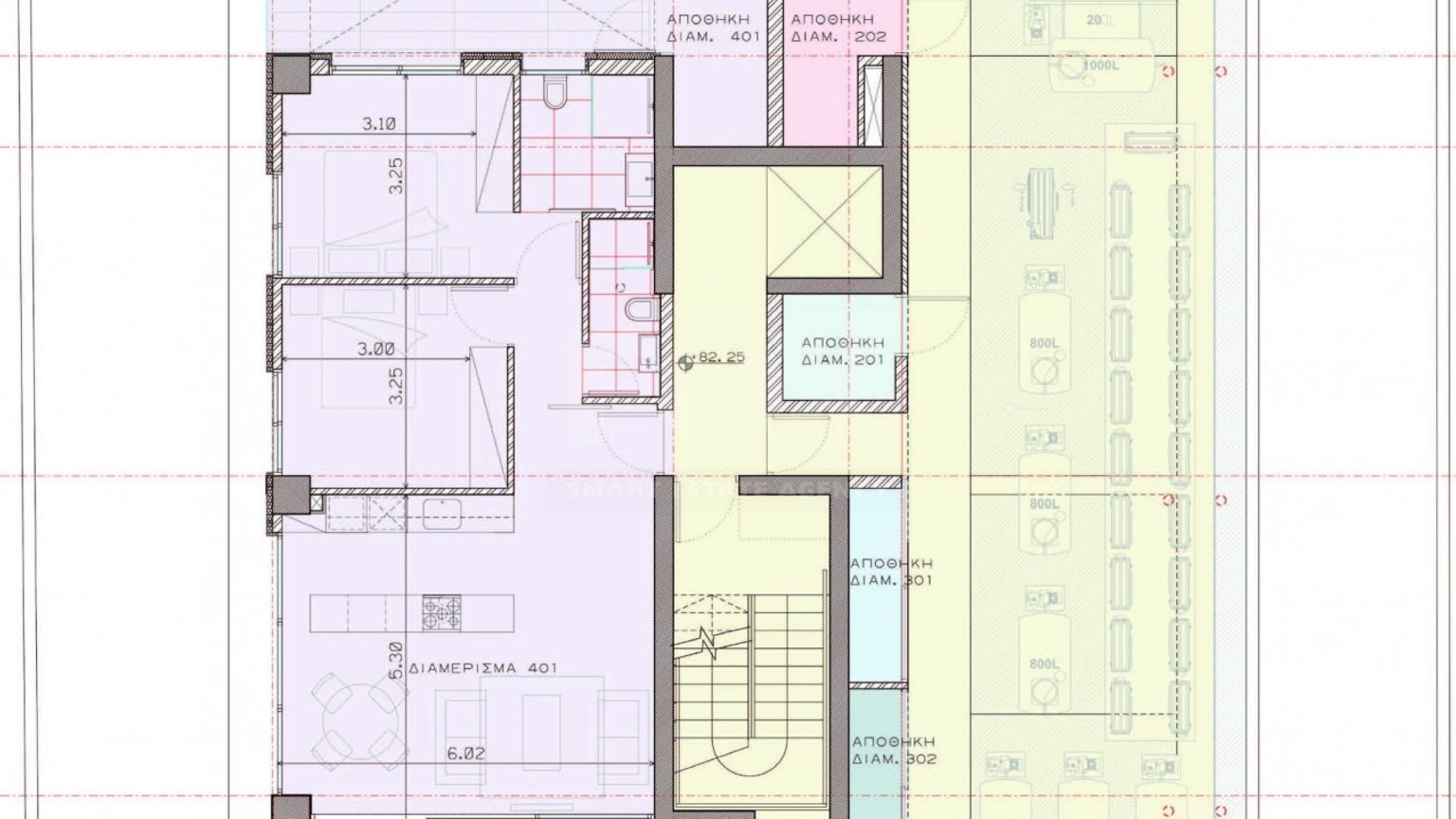 Spacious-Modern Design Two Bedroom top floor Apartment