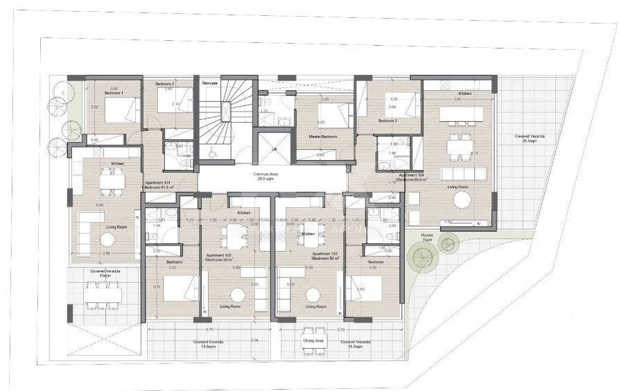 Brand-New 2-Bedroom Apartment in Boutique Development For Sale – Chalkoutsa, Limassol