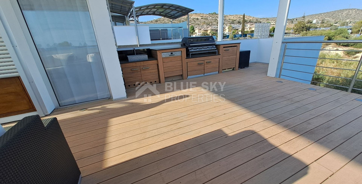 Four bedroom detached Villa on the seafront with private pool in Pyrgos, Lemesos