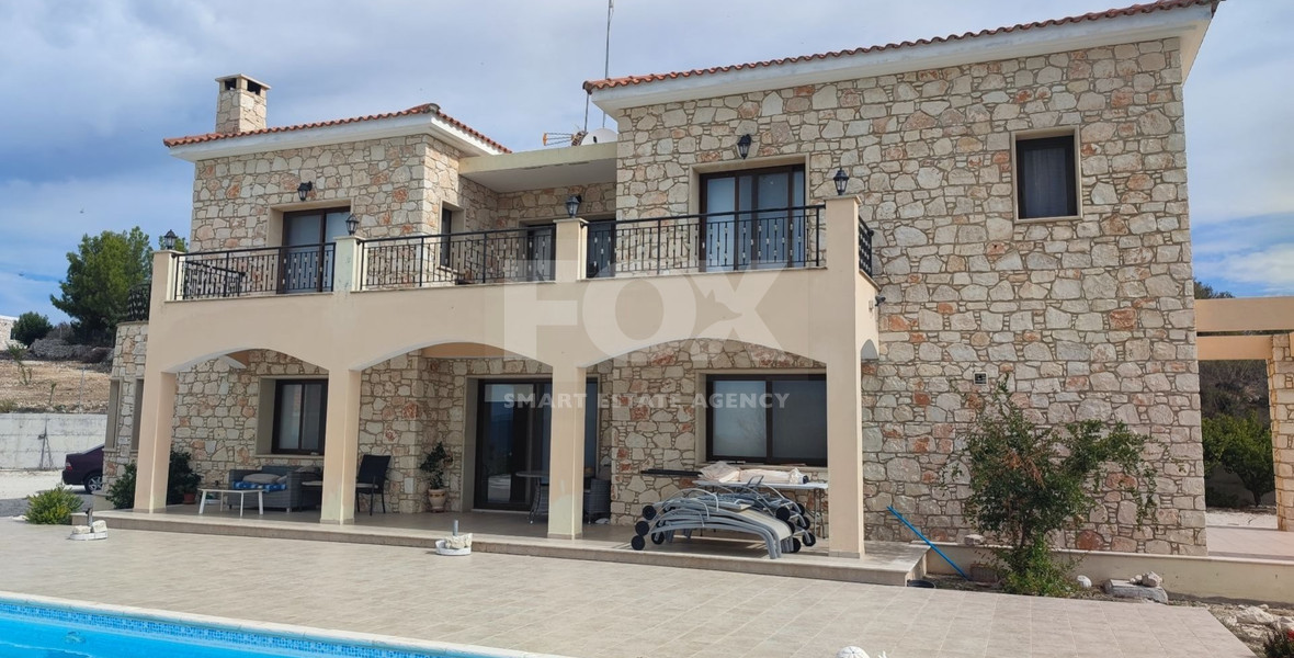 Luxury 5 Bedroom Villa with Infinity Pool in Thrinia, Paphos Panoramic Mountain Views • Huge 3,000sqm