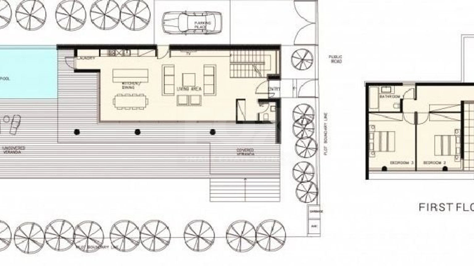 Three bedroom luxury villa in peyia
