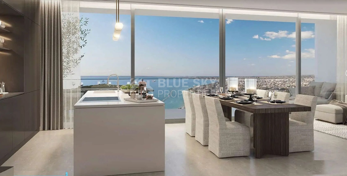 Luxury 3-Bedroom Seafront Residence For Sale in Mouttagiaka, Limassol