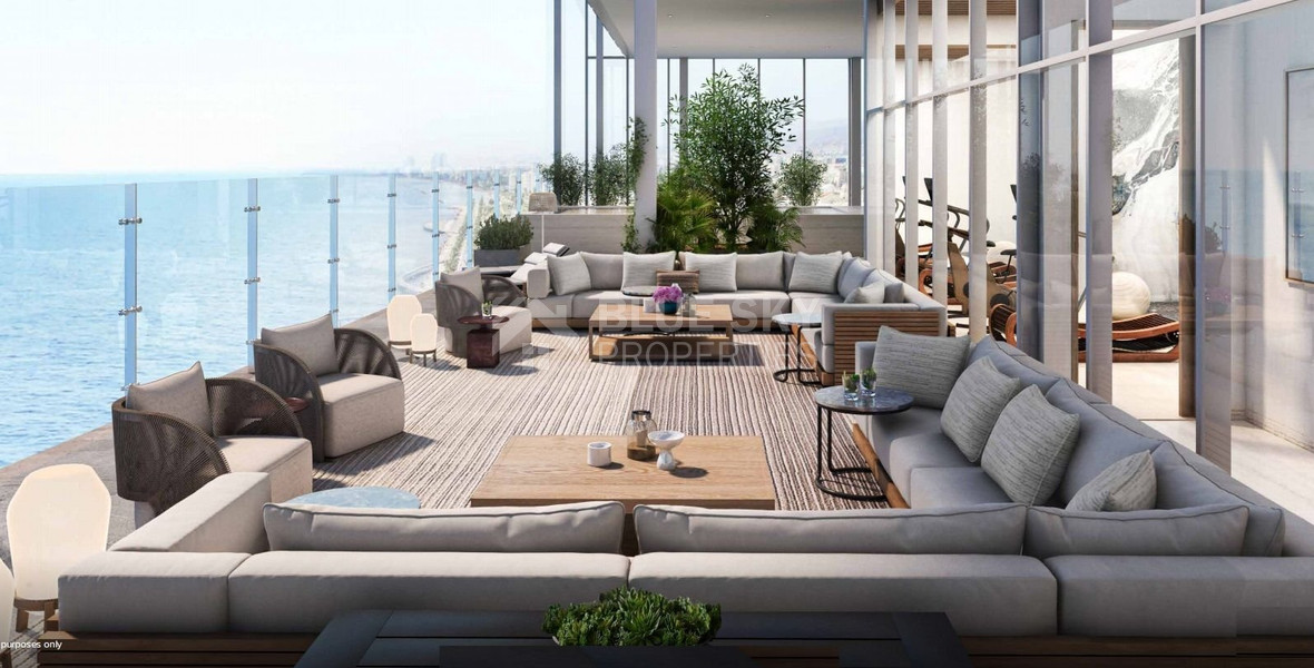 Luxury 3-Bedroom Seafront Residence For Sale in Mouttagiaka, Limassol