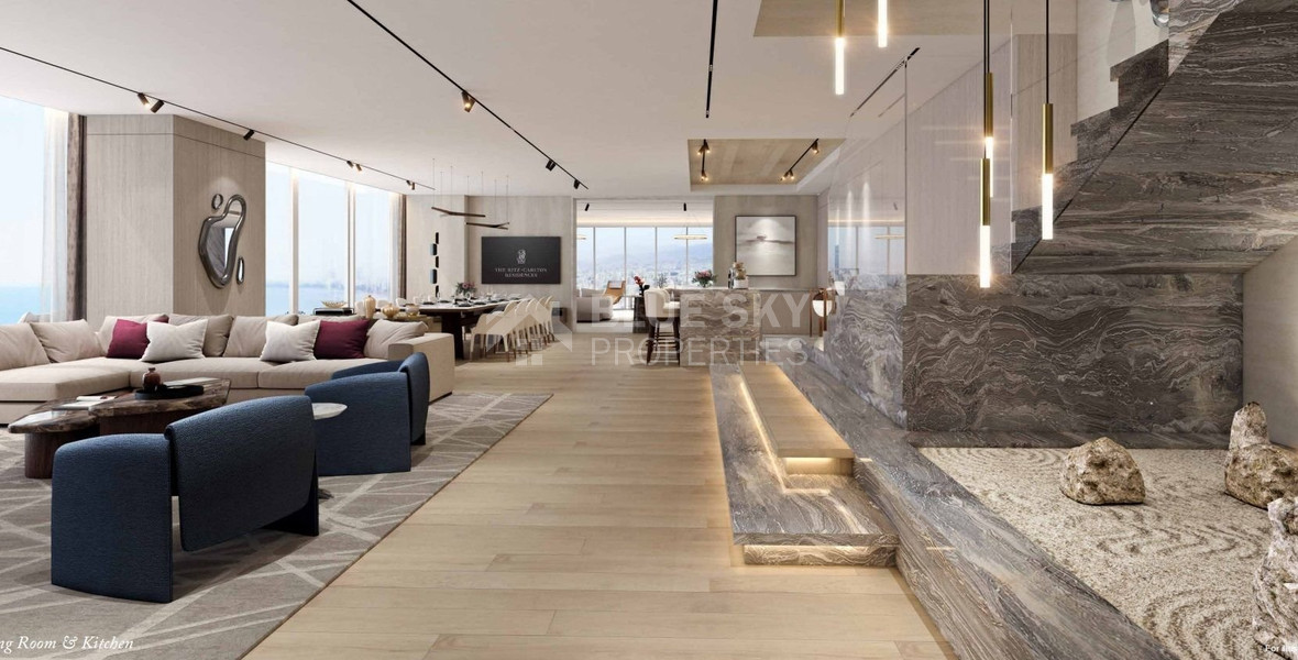 Luxury 3-Bedroom Seafront Residence For Sale in Mouttagiaka, Limassol