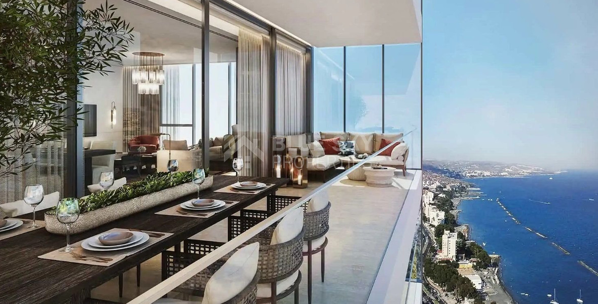 Luxury 3-Bedroom Seafront Residence For Sale in Mouttagiaka, Limassol