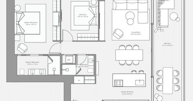 Sky-High Luxury 2-Bedroom Residence For Sale in Mouttagiaka, Limassol
