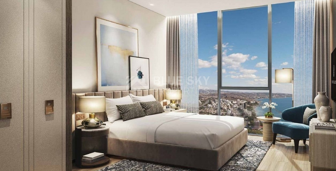 Elegant 1-Bedroom Seafront Residence For Sale in Mouttagiaka, Limassol