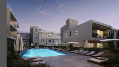 Two bedroom apartment with sea view in Geroskipou