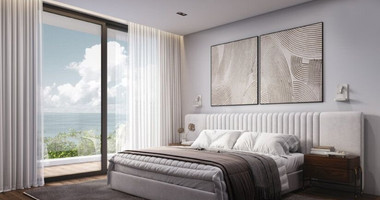 A sea view three bedroom apartment in Geroskipou