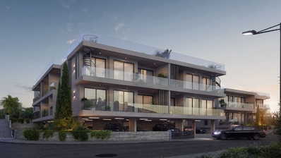 A stunning one bedroom apartment with see view in Geroskipou