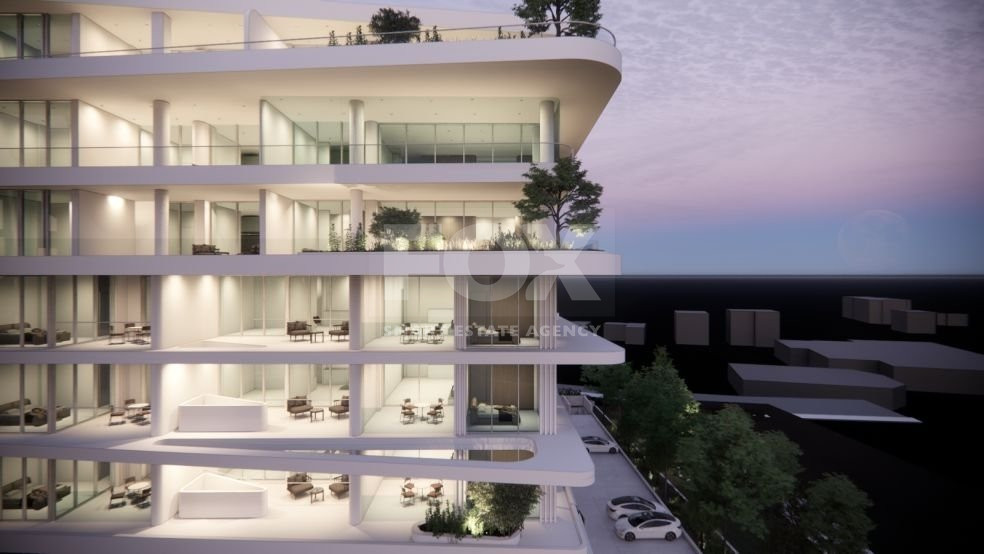 Three bedroom deluxe apartment on the fifth floor in Kato Paphos