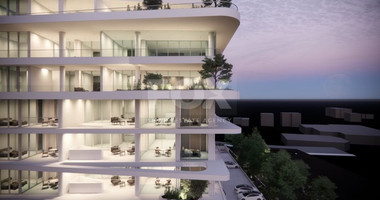 Three bedroom deluxe apartment on the fifth floor in Kato Paphos