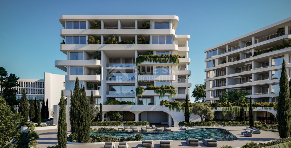 Two bedroom luxury apartment on the first floor of an exceptional project Kato Paphos.