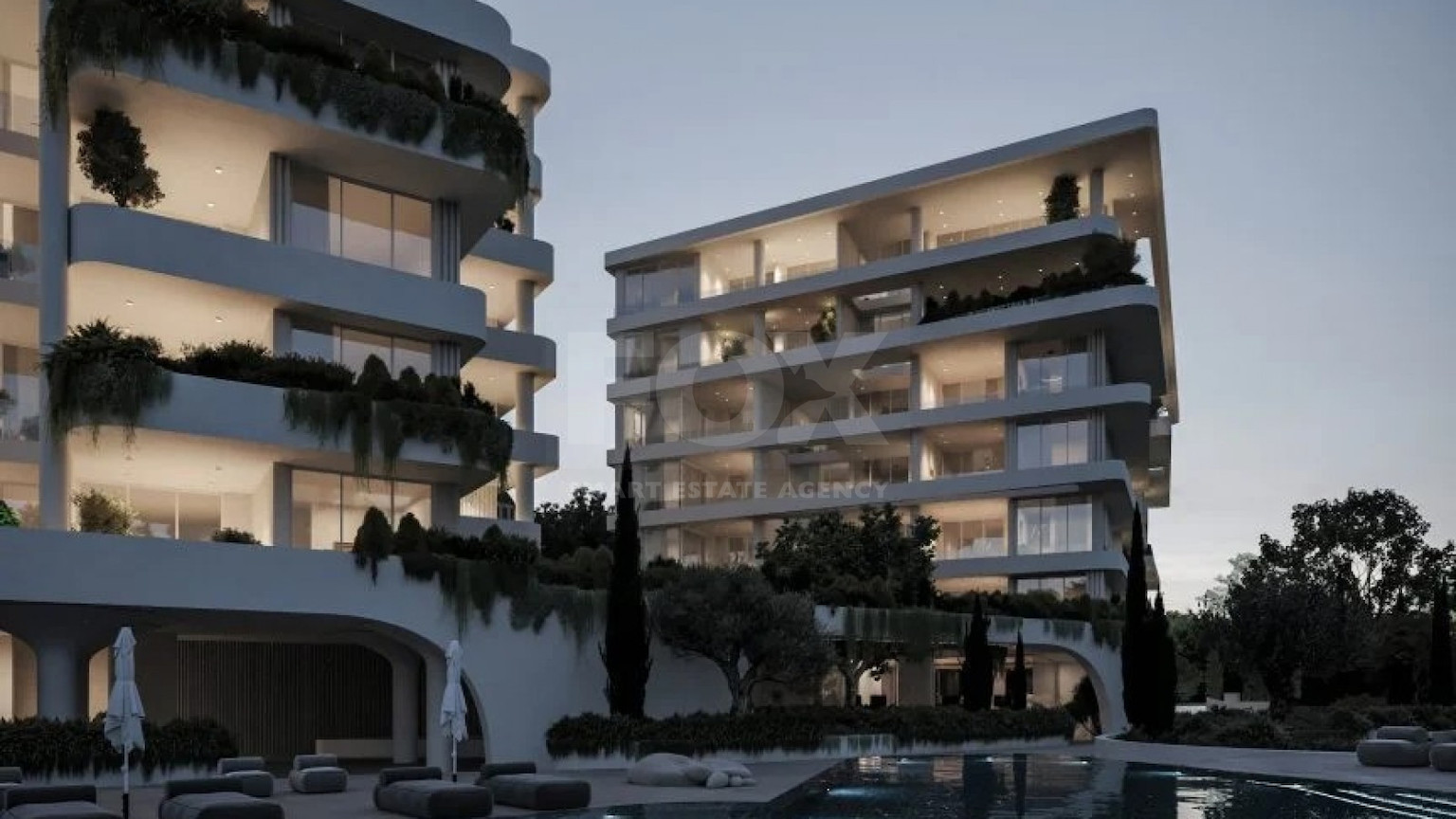 Two bedroom luxury apartment on the first floor of an exceptional project Kato Paphos.