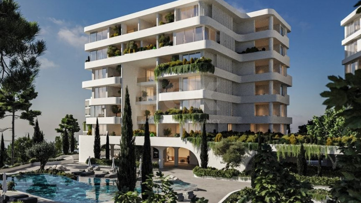 Two bedroom luxury apartment on the first floor of an exceptional project Kato Paphos.