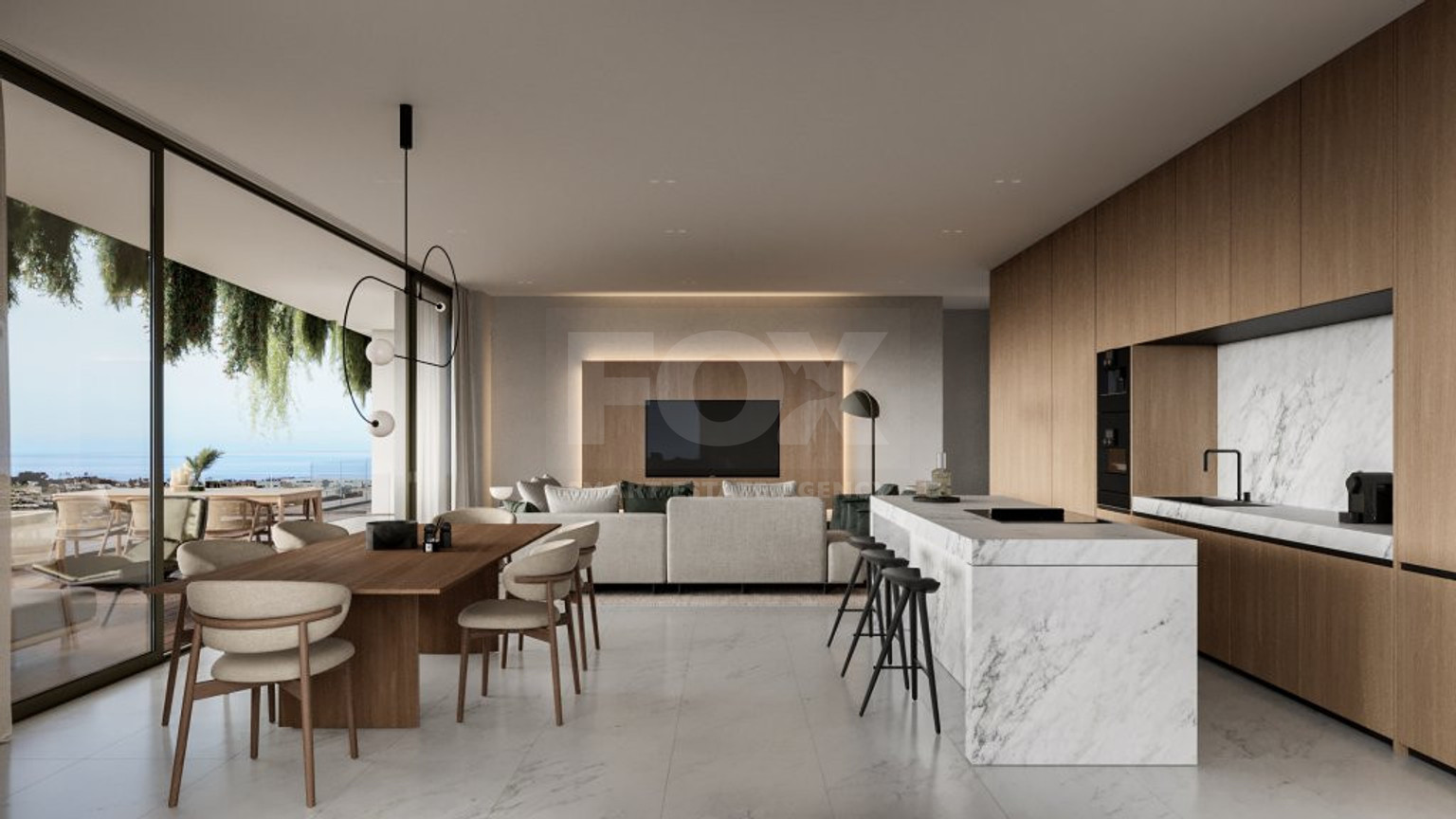 Two bedroom luxury apartment on the first floor of an exceptional project Kato Paphos.