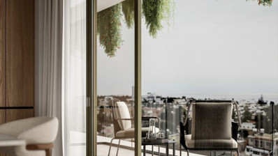 Two bedroom luxury apartment on the first floor of an exceptional project Kato Paphos.