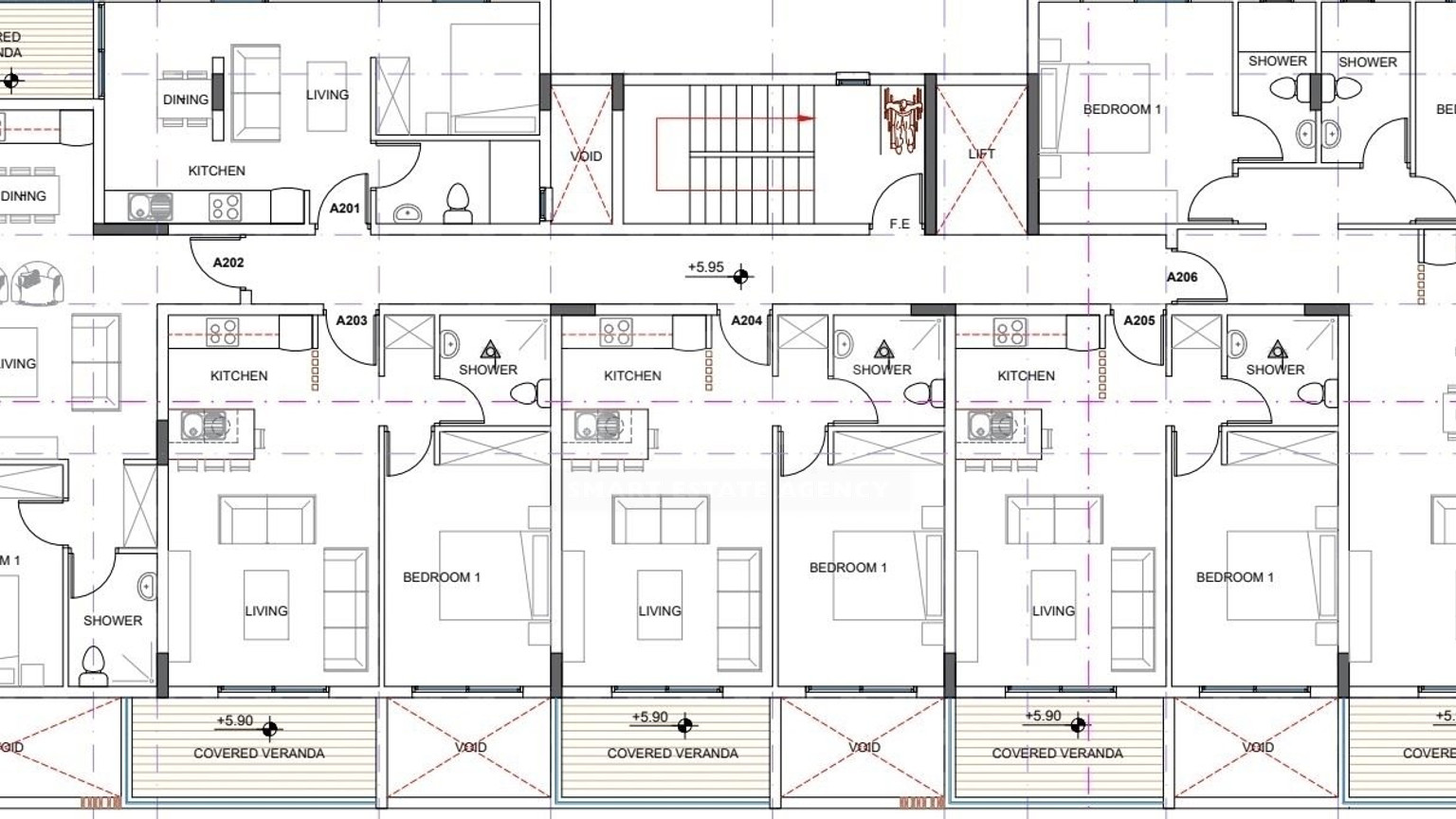Two bedroom apartment on second floor,  in Kissonerga