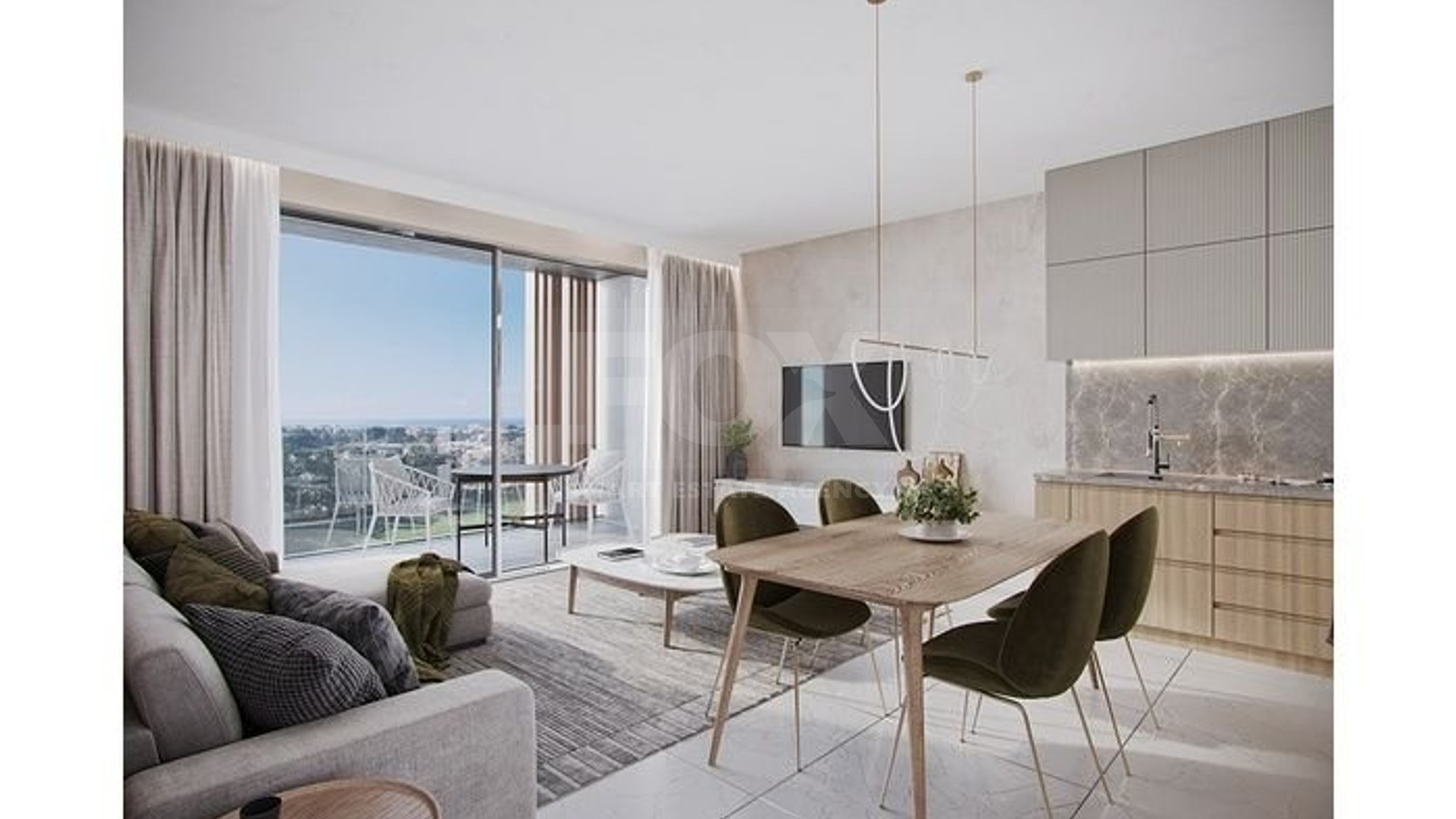 Two bedroom apartment on second floor,  in Kissonerga