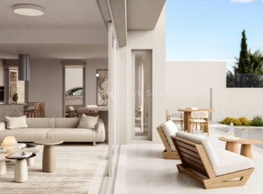 Three bedroom sea view, luxury , villa in Peyia village.