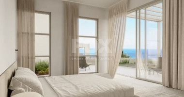 Three bedroom sea view, luxury , villa in Peyia village.
