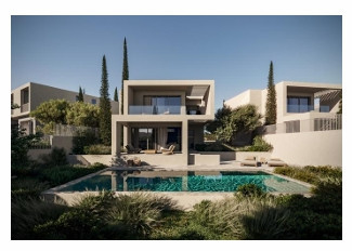 Two bedroom luxury villa with sea view in Peyia village for sale