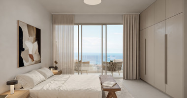 Two bedroom luxury villa with sea view in Peyia village for sale