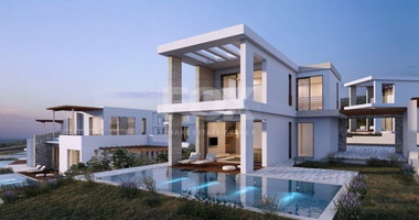 For sale , two bedroom villa with sea view in a privileged area in Pegeia