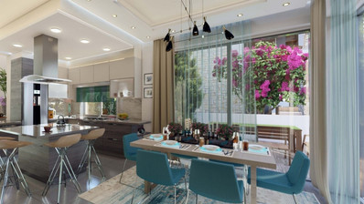 Four bedroom luxury villa with an extra bedroom at basement by the sea,  in Chloraka