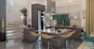 Four bedroom luxury villa with an extra bedroom at basement by the sea in Chloraka