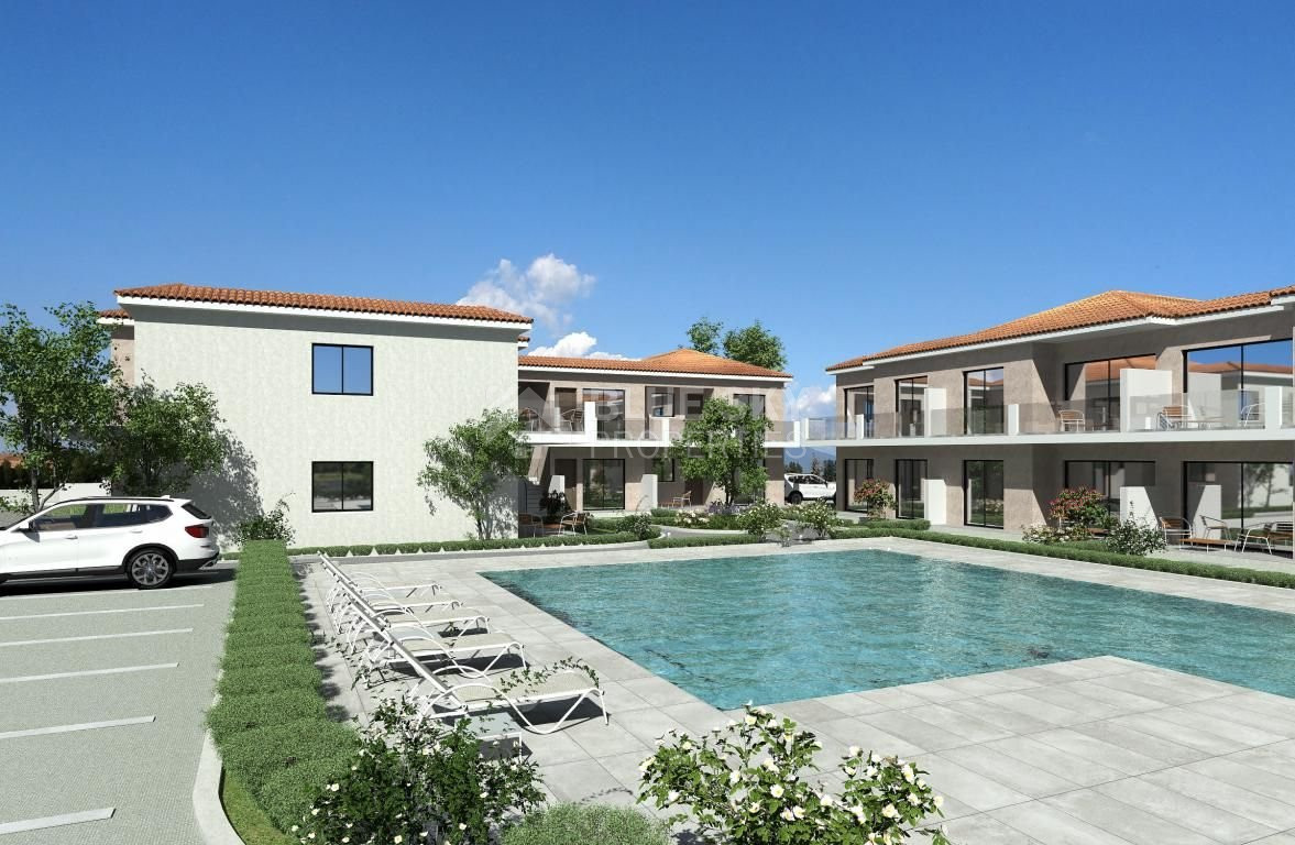 Top floor Apartment , two bedroom with private garden area in Prodromi Village for sale