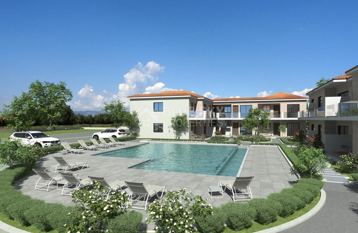 Top floor Apartment , two bedroom with private garden area in Prodromi Village for sale