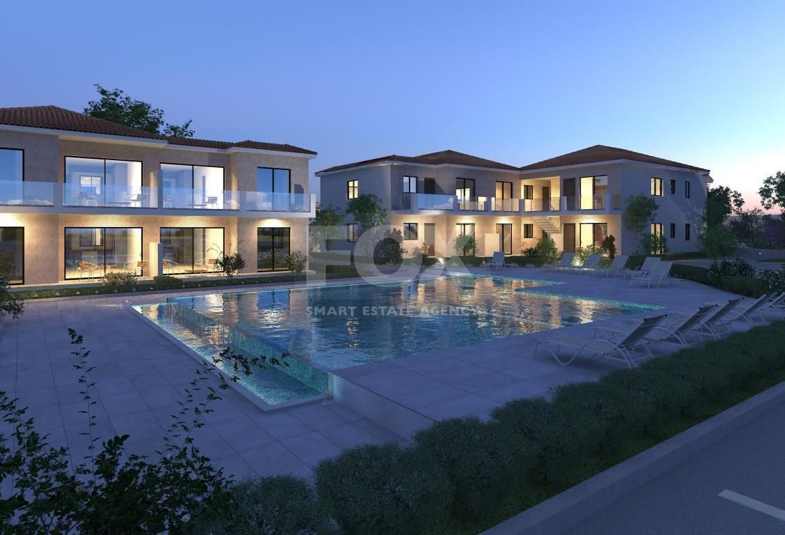 Apartment two bedroom with private garden area in Prodromi Village for sale