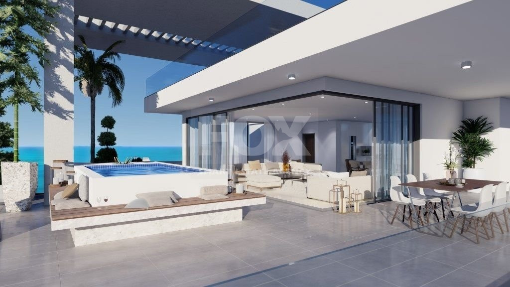 Three bedroom luxury apartment on the first floor in a beachfront area in Kato Paphos