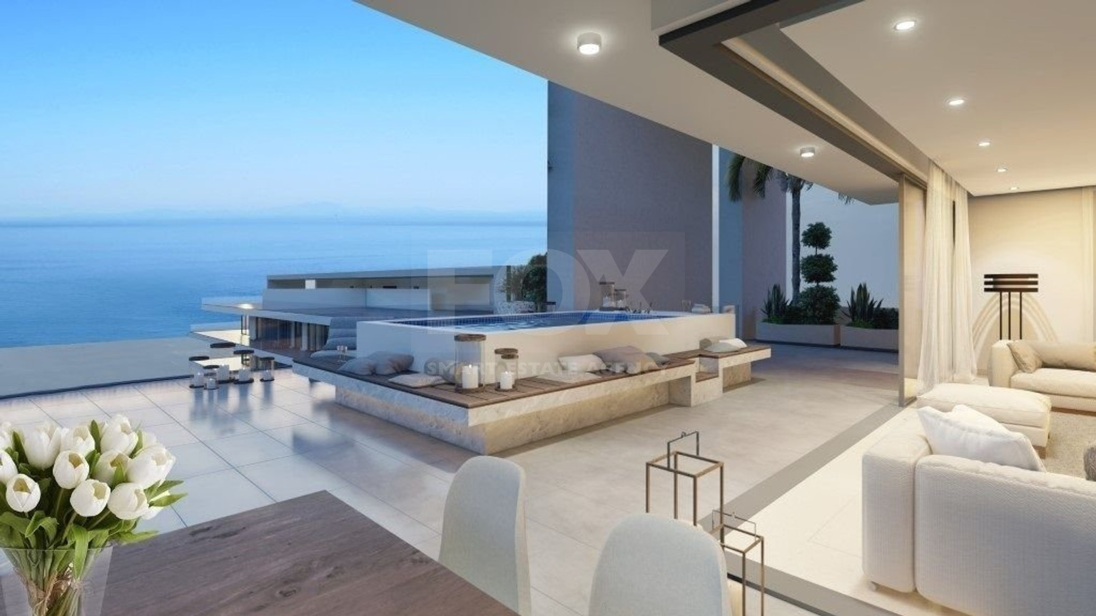 Three bedroom fabulous apartment on the fifth floor in privileged area in Kato Paphos